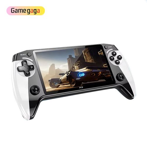 The new X9 handheld game console features a 5.5-inch large screen arcade with 8 emulators and is a portable handheld console with a retro GBA
