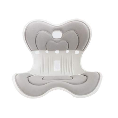 Ergonomic electric massage pad back and waist support seat with posture correction to relieve back pain and provide waist support