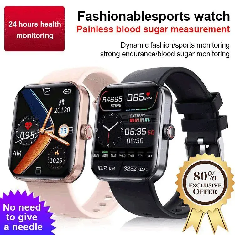 All day monitoring of heart rateand blood OxigenBluetooth fashion smart watch