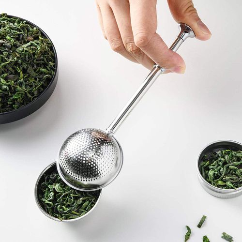 Press-type tea filter