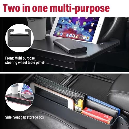 Car steering wheel desk