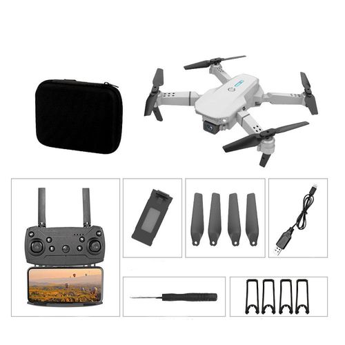 Built-in display camera for smartphone-controlled quadcopter drones