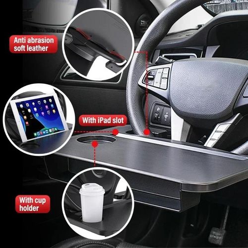 Car steering wheel desk