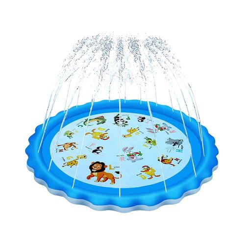 PVC inflatable water spray mat for children, outdoor water spray mat, portable folding toy