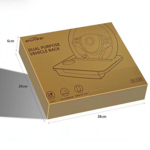 Car steering wheel desk