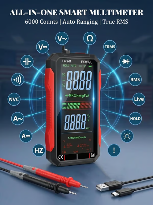 USB Rechargeable Digital Multimeter