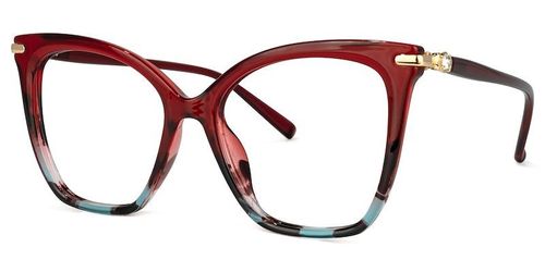 Butterfly Red Glasses