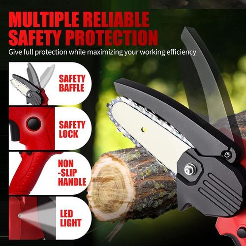 Best Mini Chainsaw for Farming & Carpentry in Ghana – 2 Batteries, 580 GH₵