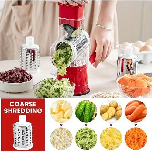 🍅🥔🧀Rotating Vegetable Slicer and Grater🍅🥔🧀