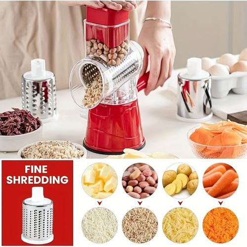 🍅🥔🧀Rotating Vegetable Slicer and Grater🍅🥔🧀