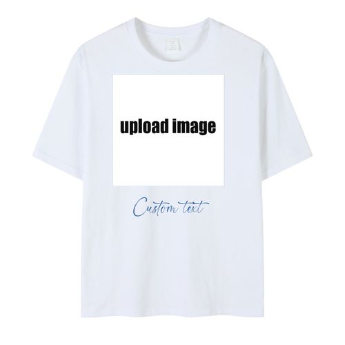 Customized Text Cotton T-Shirt