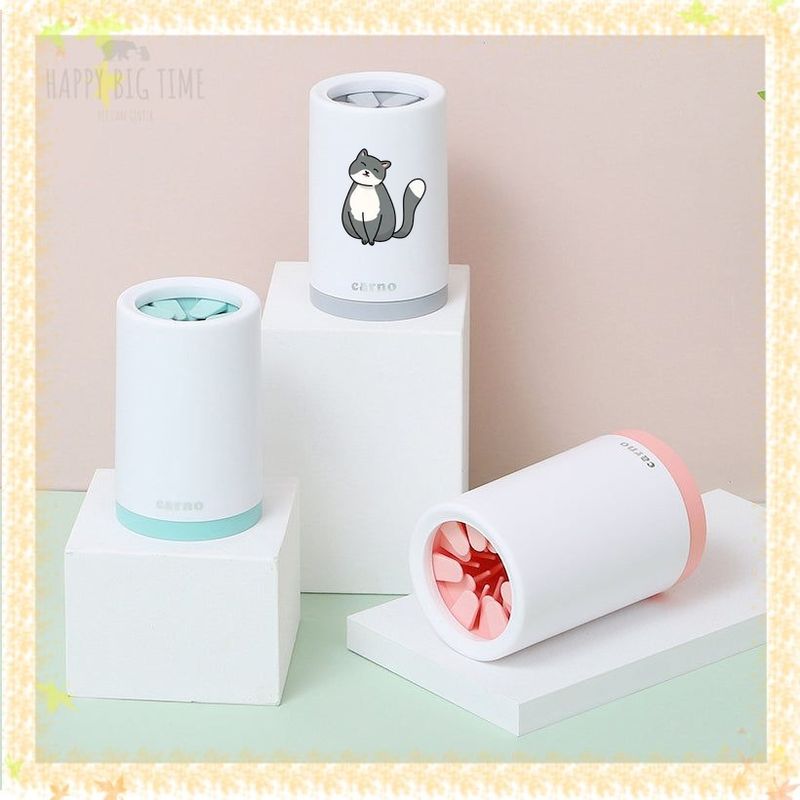 Pet Cats Dogs Foot Clean Cup Cleaning Tool Silicone