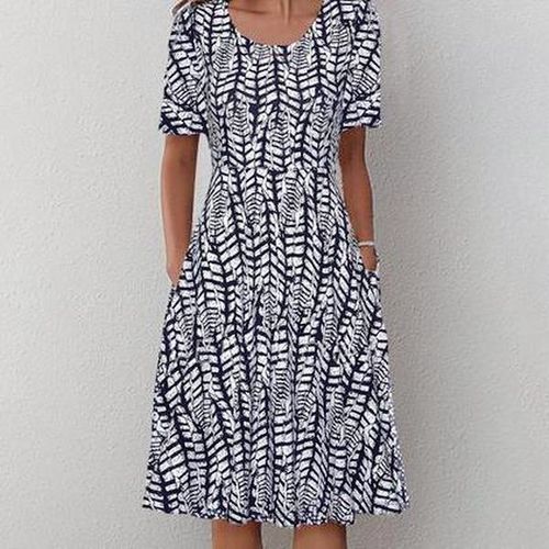 Slice of Pie Printed Dress