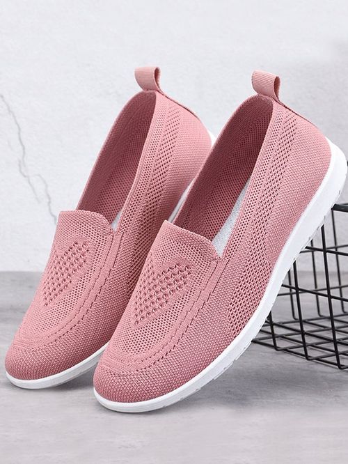 Women's Plain Fly Woven Shoes