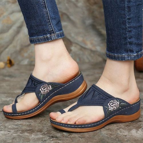 Women Sandals New Embroidery Summer Shoes