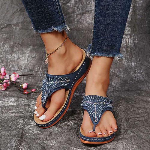 Classic Leather Orthopedic Flip-flop Sandals（⚡Clearance Sale）