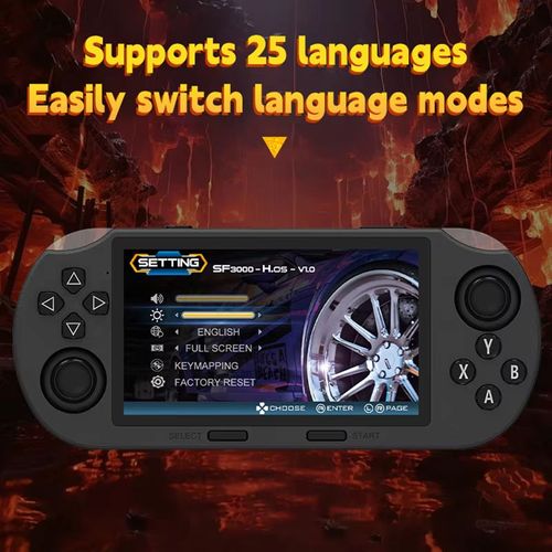L SF3000 handheld game console, 4.5-inch screen, a Christmas gift for children.
