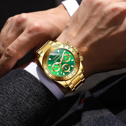 Luxury Men's Quartz Watch, Stainless Steel, AR Coating - Stylish Wristwatch for Men