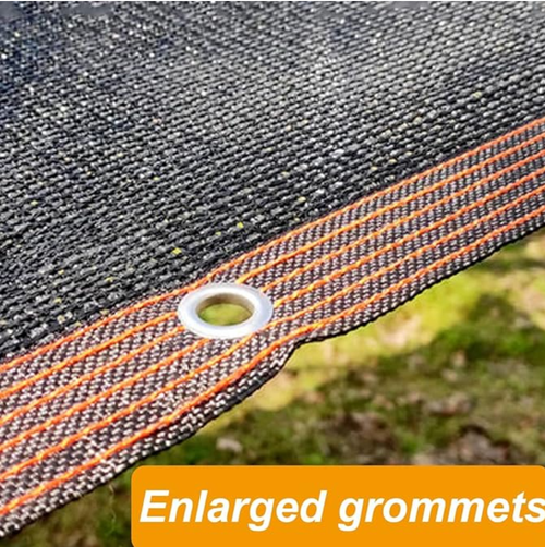 Sun Shade Cloth Breathable Sun Shade Sail Rectangular Garden HDPE 60%-70% UV Block Shade Net Durable Perfect for Outdoor Yard Black