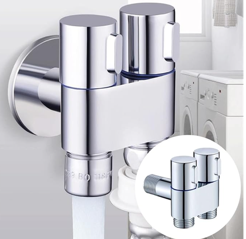 Double Control Angle Valve, Copper Angle Valve