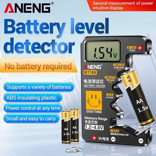 Digital Battery Tester Volt-Checkers For AA 9V Button Multiple Size Battery Tester Voltage-Meter Tools