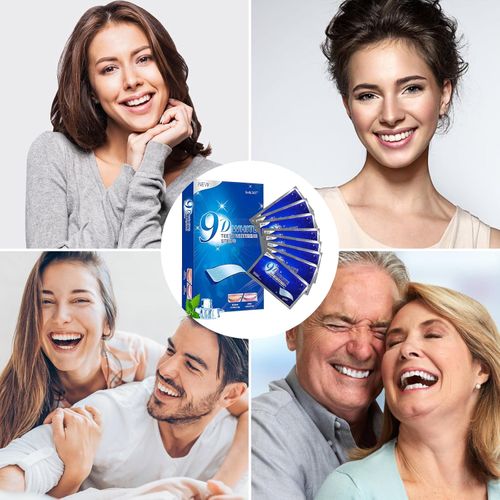 Teeth Whitening Strips, 28 Sensitive Teeth Whitening Individual Strips for Fast Yellowing Removal
