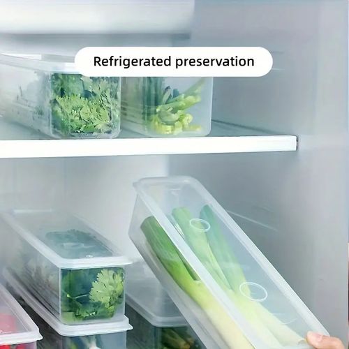 Super affordable family pack of 15 PCS,Plastic Reusable Refrigerator Organizer Boxes Kitchen Accessories