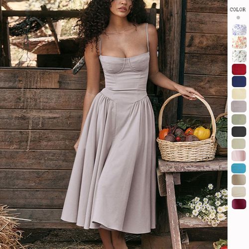 Elegant Off Shoulder Midi Dress