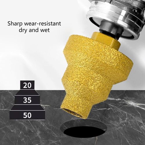 Diamond Beveling Chamfer Bit M10 Thread Angle Grinder Accessories Tile Bit