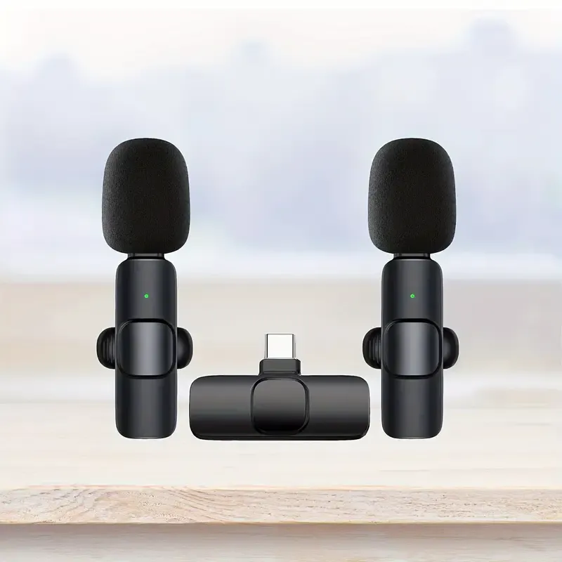2.4G wireless lavalier microphone K9 Wireless Lavalier Microphone Mobile phone small microphone