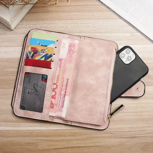 Large Capacity Long Women's Frosted PU Multi-Purpose Women's Wallet Clutch Card Holder Women's High-end