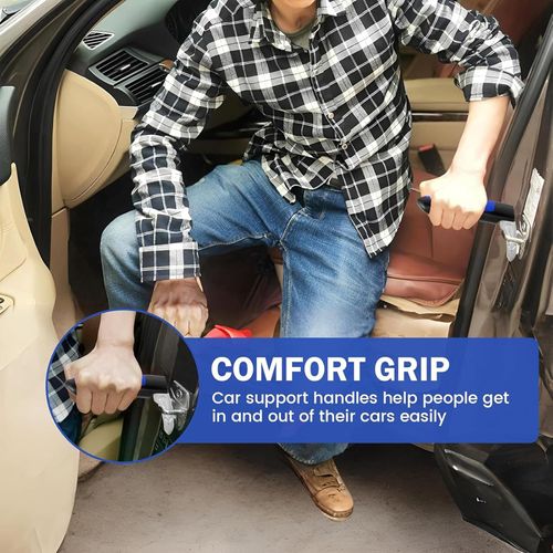 2 PCS Car Door Handle for Elderly,car Door Handle Mobility Aid,portable Car Handle,car Door Handle for Elderly Car Handle Assist Support Handle,Car Entry Assist Handle, Portabl