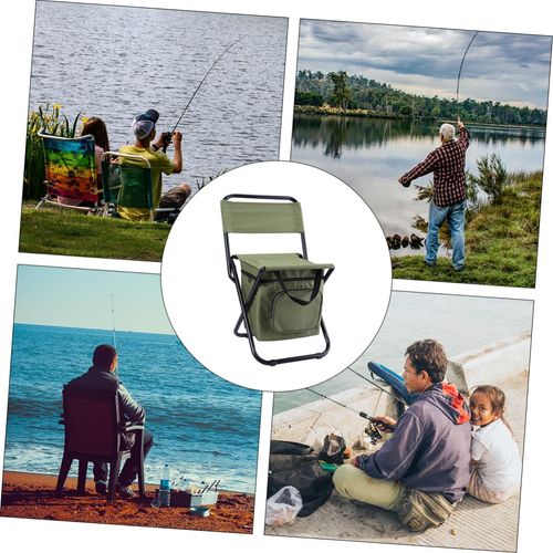 Portable Outdoor Folding Chair 3-in-1 Leisure Chair Outdoor Camouflage Pony Camping Fishing Ice Pack Chair