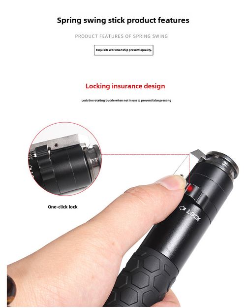 Personal defense telescopic baton