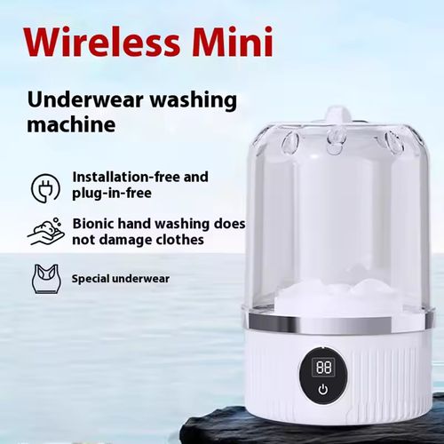 Wireless washing machine portable underwear cleaner 1L mini Socks Washing Machine Dehydratable Laundry Bucket