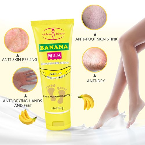 Banana & Milk Extract Foot Cream– The best foot care cream