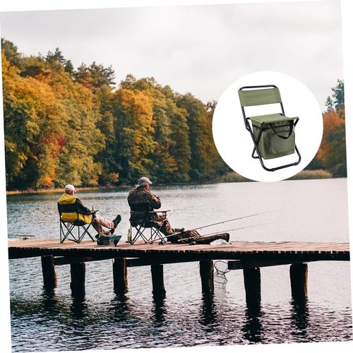 Portable Outdoor Folding Chair 3-in-1 Leisure Chair Outdoor Camouflage Pony Camping Fishing Ice Pack Chair