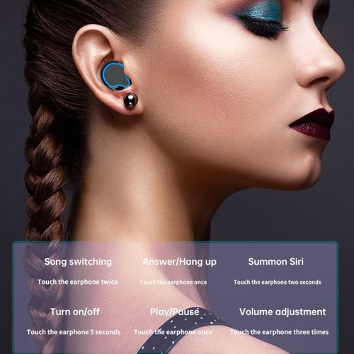 Wireless Earbuds Bluetooth 5.3 Headphones with Charging Case