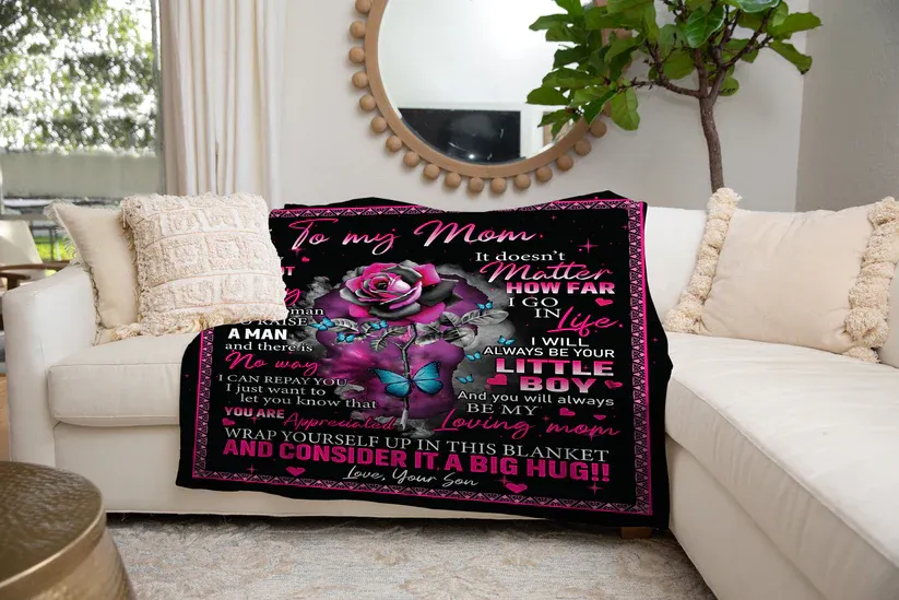 Mom - You Are Appreciated,Blanket From Son