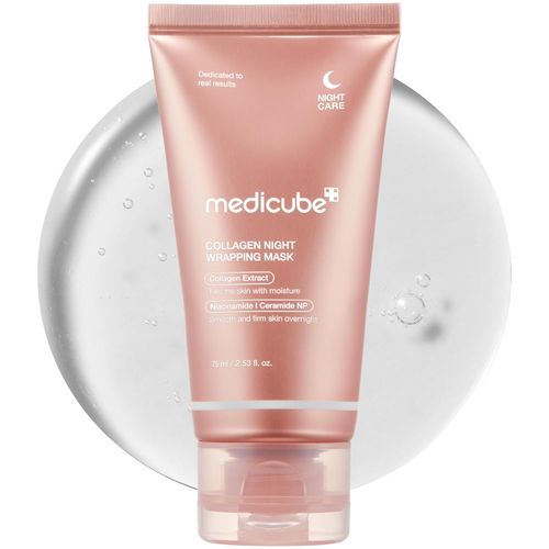Collagen Overnight Wrapping Peel Off Facial Mask Pack - Elasticity & Hydration Care, Reduces Sagging & Dullness - Hydrolyzed Collagen For Glowing Skin