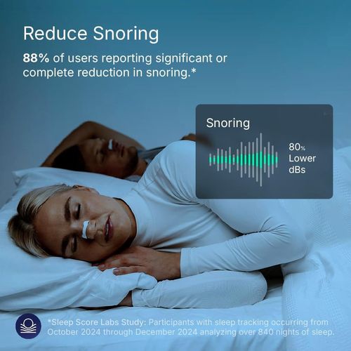 Breathing Nasal Strip Starter Kit (30 Count, Black) - Boost Oxygen Intake, Reduce Snoring, Improve Sleep Quality - Sweat Resistant, Skin Safe Nasal Strips - Extra Strength Snoring Solution
