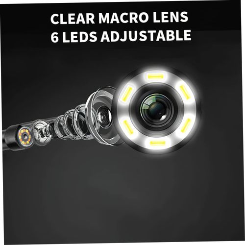 Inspection Camera with Light,5M USB Endoscope 3 in 1 OTG Phone Borescope 5.5mm Waterproof Inspection Snake Camera with LED Light