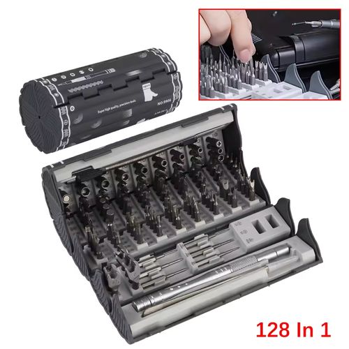128 in 1 Precision Screwdriver Kit Portable Professional Magnetic Phillips Torx Screw Driver Bits Electronic Repair Tool Set
