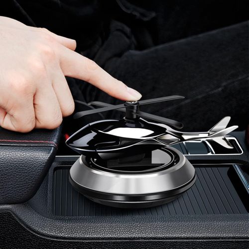 Solar Aircraft Car Ornaments Center Console 2025 New Car High-end Men's Car Interior Accessories Decorations