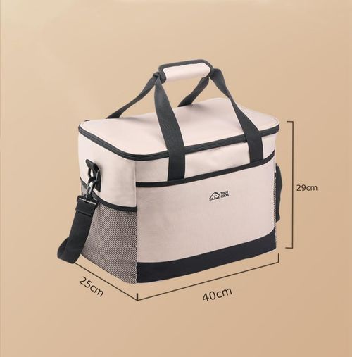 30L Large Capacity Foldable Insulated Cooler Bag Big Leak-Proof Soft Side Portable Cooler Bag for Outdoor Travel Beach Picnic Camping BBQ Party