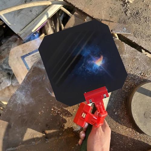Adjustable Clip On Welding Panel Red Bracket Portable Welding Blackout Panel Protecting the Face for Industry Workshop