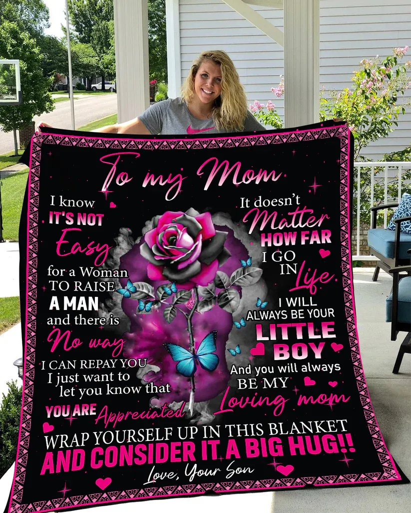 Mom - You Are Appreciated,Blanket From Son