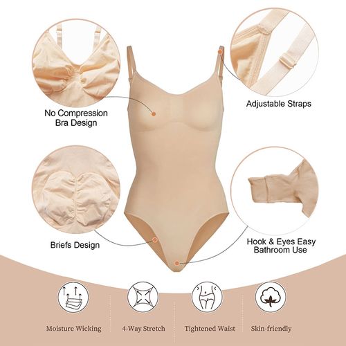 One-piece body shaper for women, sexy body shaping, plus size underwear, tummy control corset