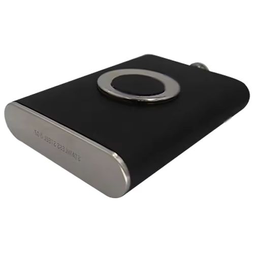 Wine portable hip flask with built-in collapsible glass and funnel