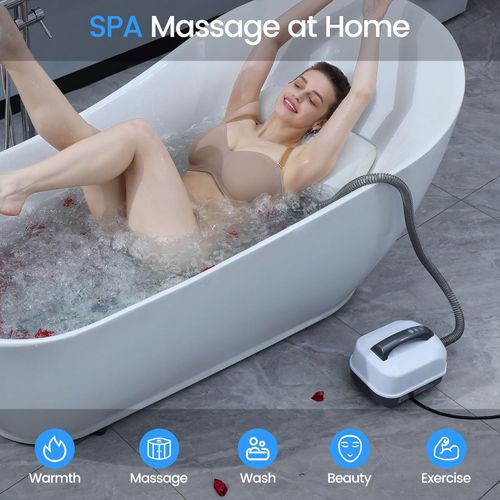 Electric Bathtub Bubble Massager, Relaxing Spa Mat with Body Water Massage